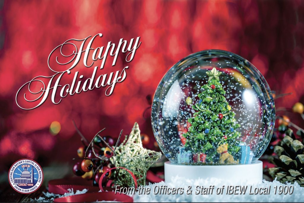 Happy Holidays IBEW Local 1900